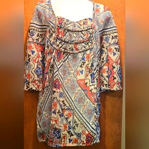 Style & Co BEAUTIFUL sheer layering tunic szM